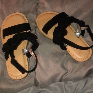 Toddler girl cat&jack black sandals